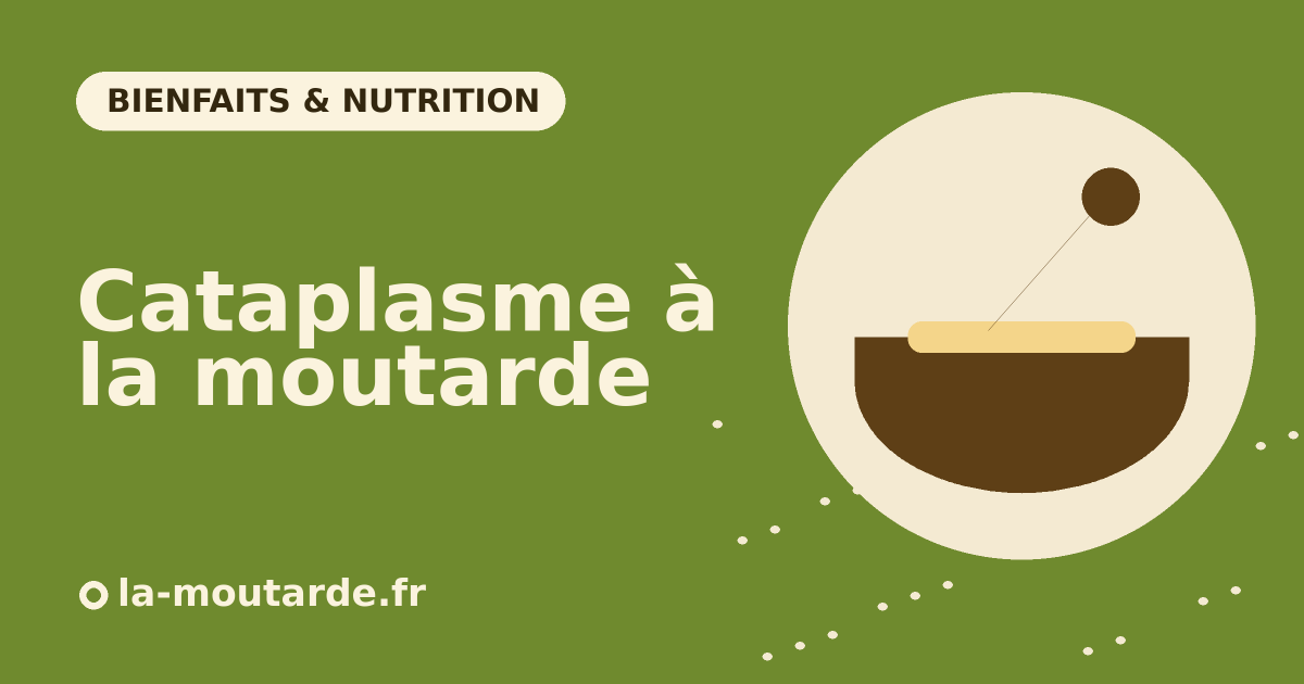 Cataplasme et bain de pieds à la moutarde - illustration la-moutarde.fr