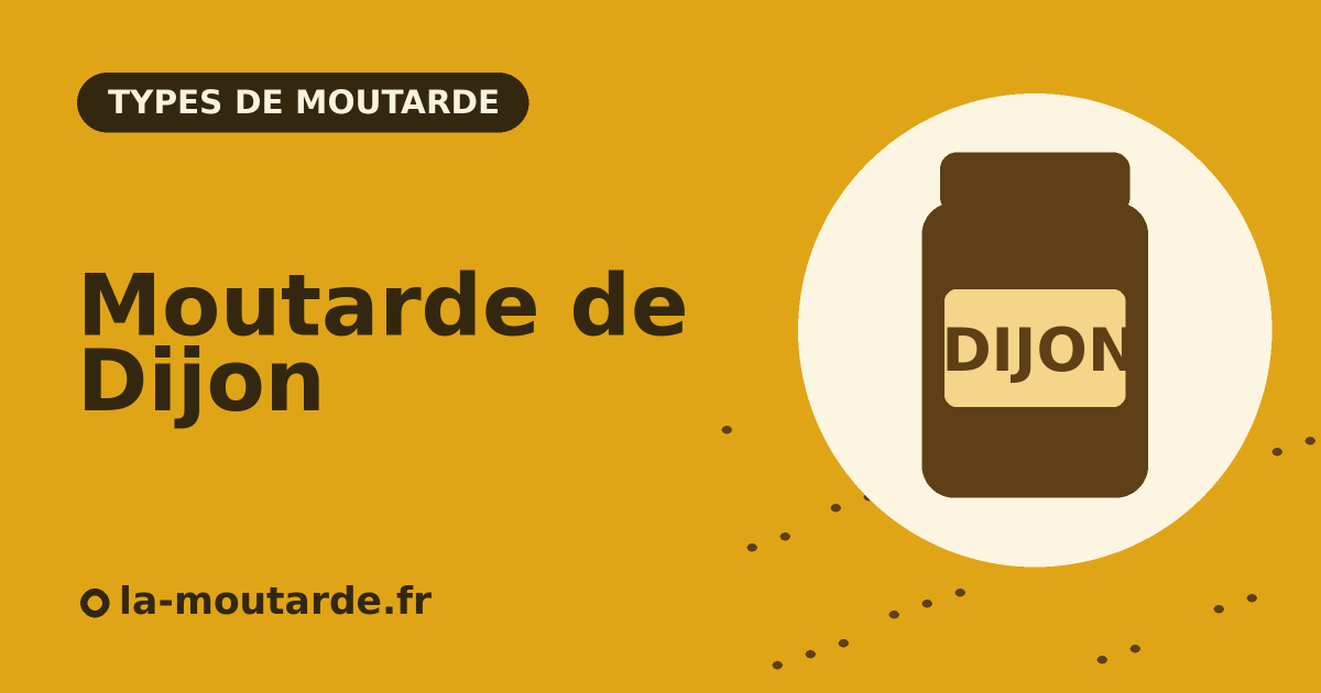 Pot de moutarde de Dijon - illustration la-moutarde.fr